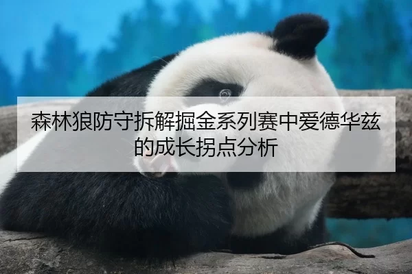森林狼防守拆解掘金系列赛中爱德华兹的成长拐点分析